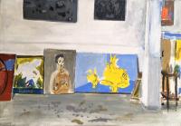 Painting in the Studio
